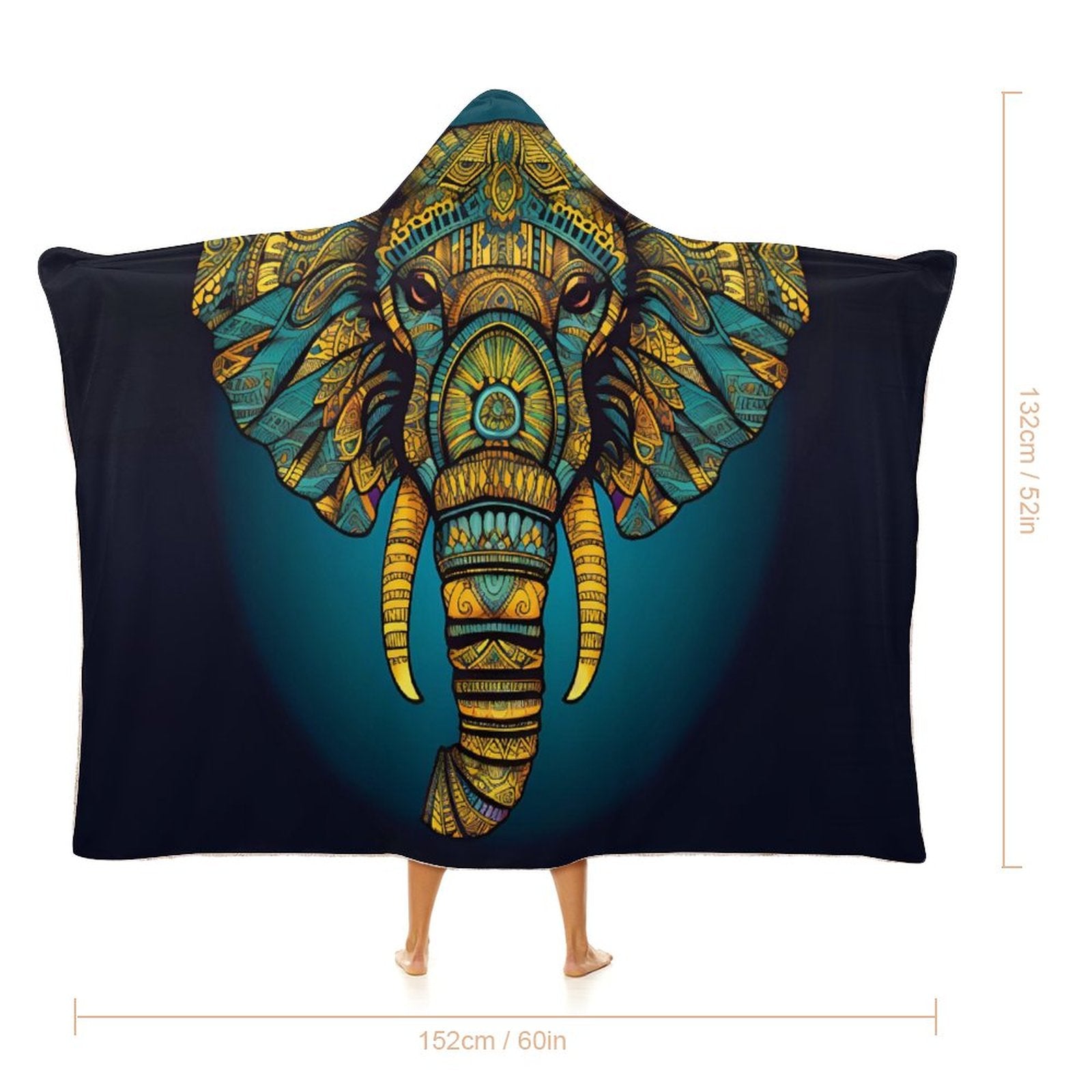 Elephant Hooded Blanket