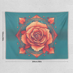 Rose Wall Tapestry