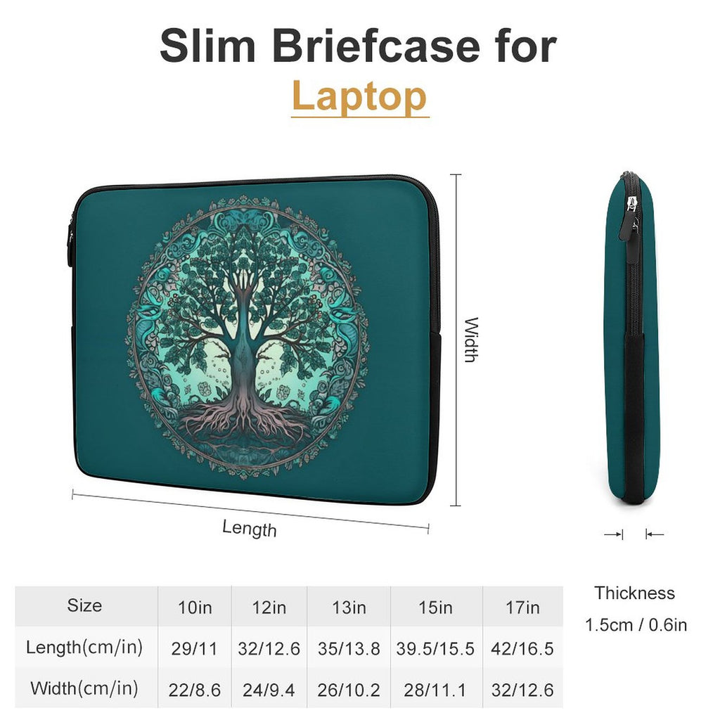 Funda para portátil con diseño de árbol