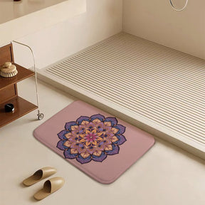 Lotus Coral Velvet Rug