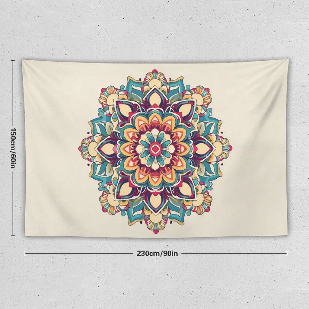 Tapiz de pared de flores