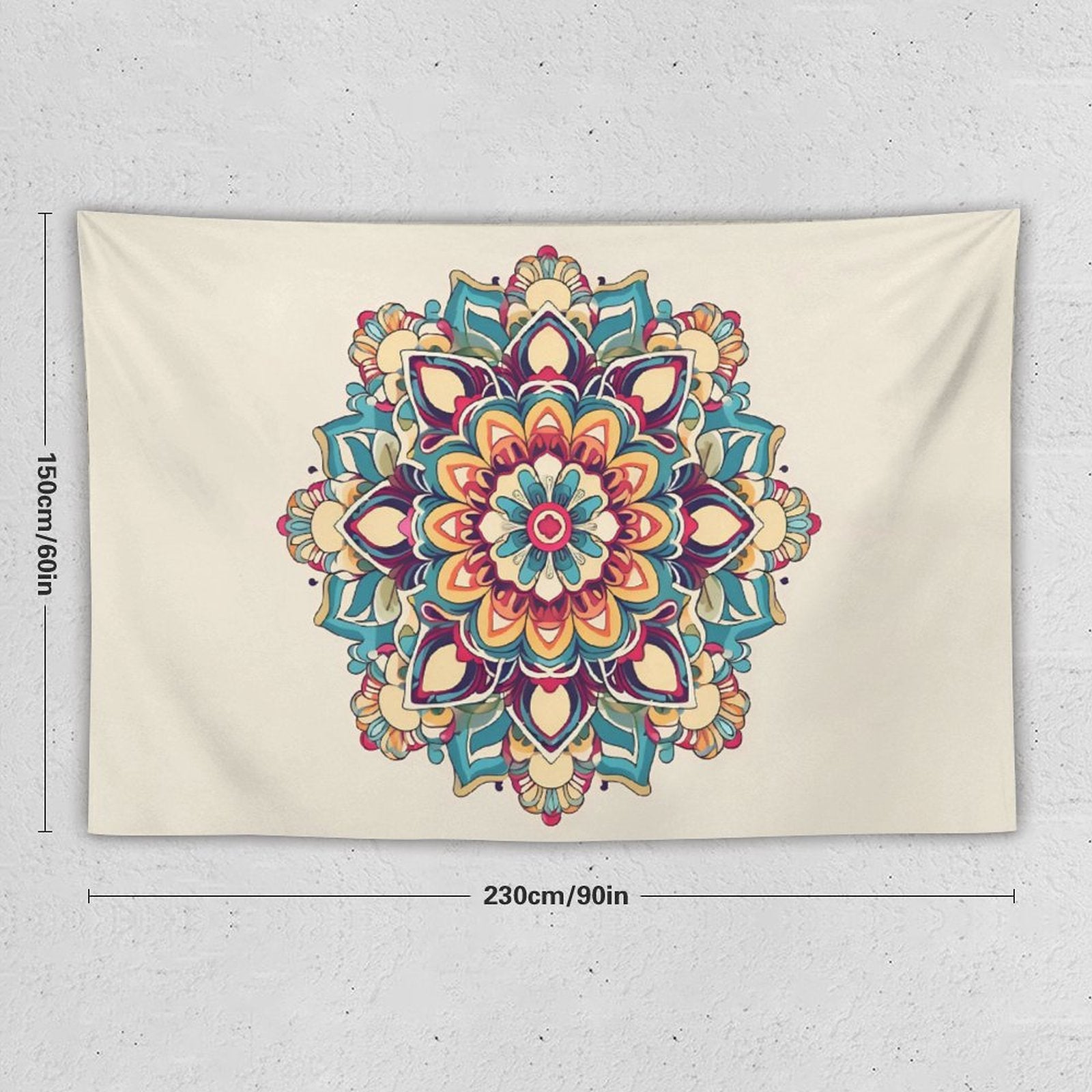 Tapiz de pared de flores