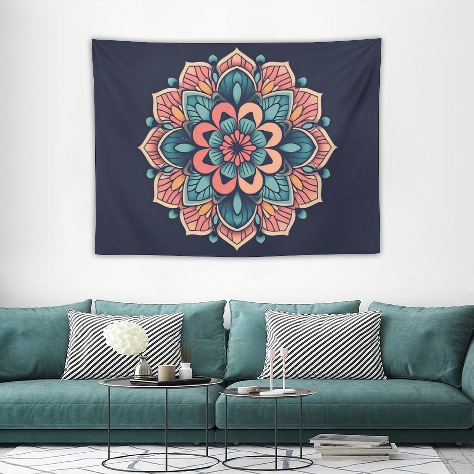 Tapiz de pared de flores