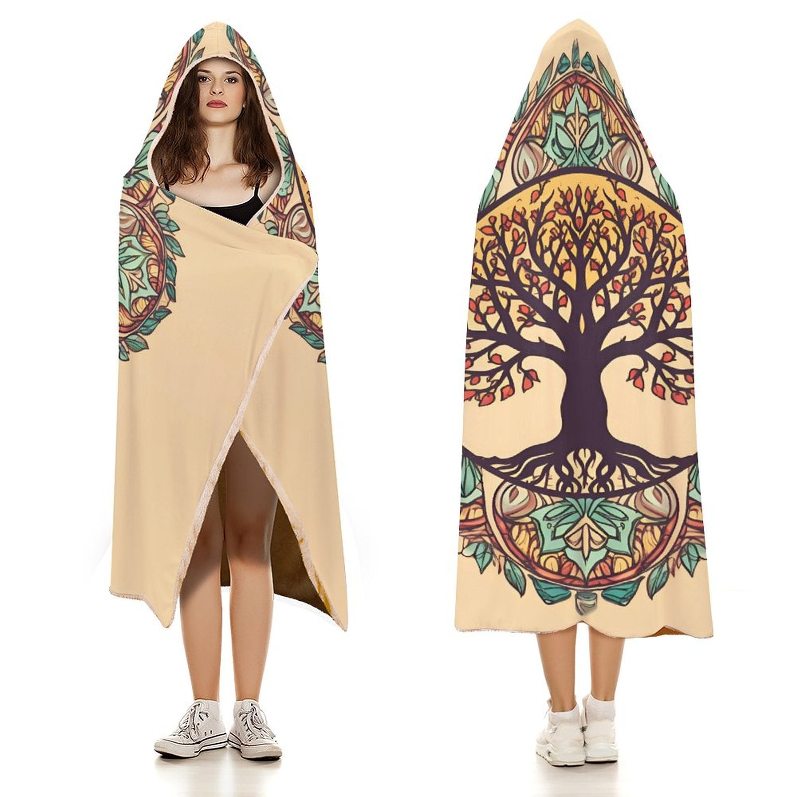 Tree Hooded Blanket