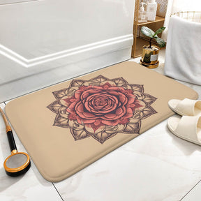 Rose Coral Velvet Rug