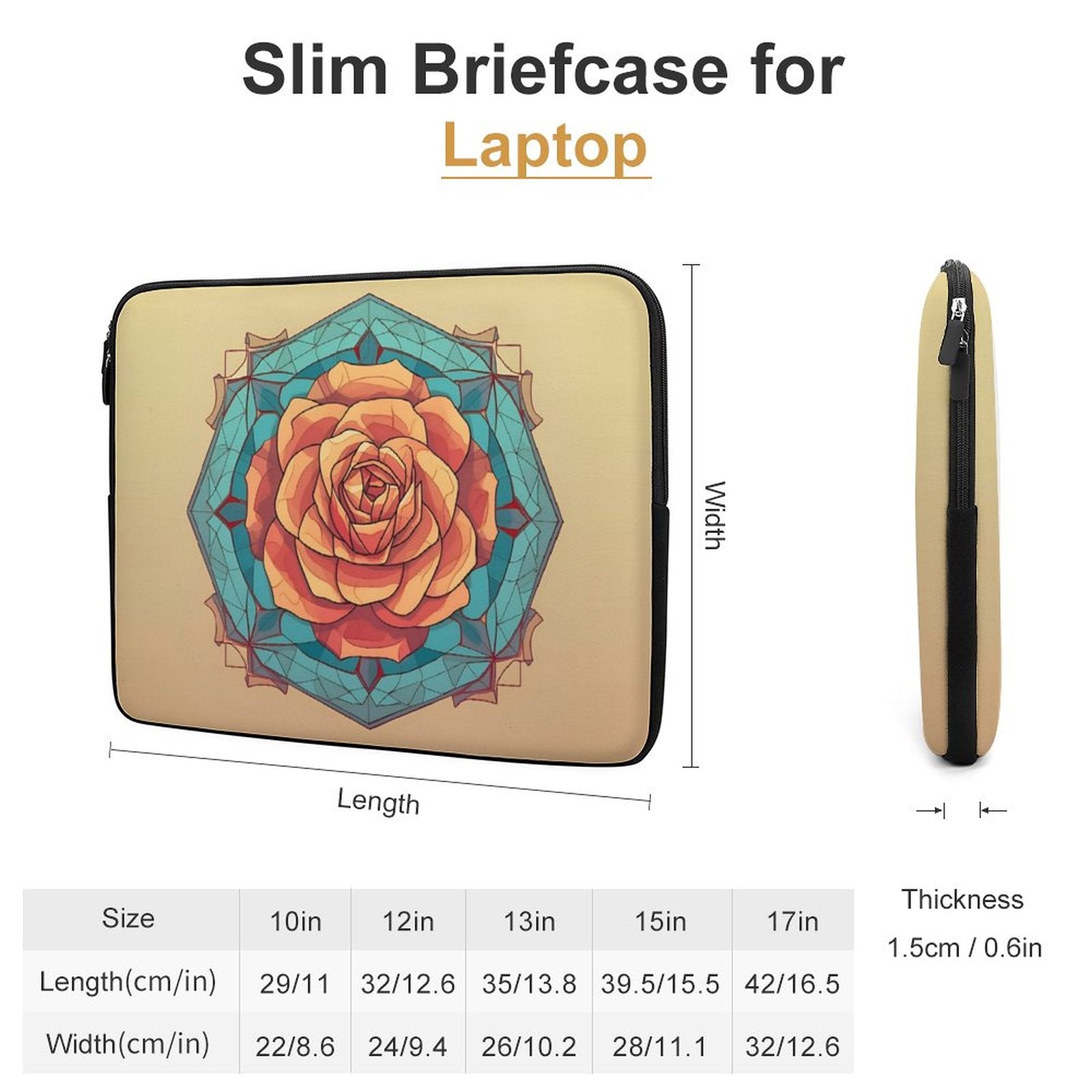 Rose Laptop Sleeve