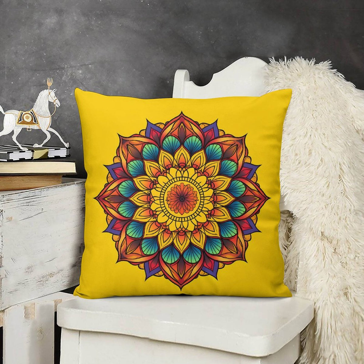 Mandala pillow hotsell