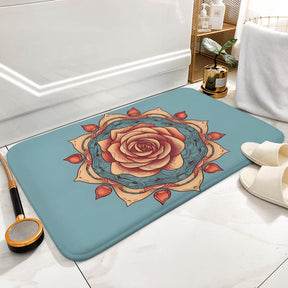 Rose Coral Velvet Rug