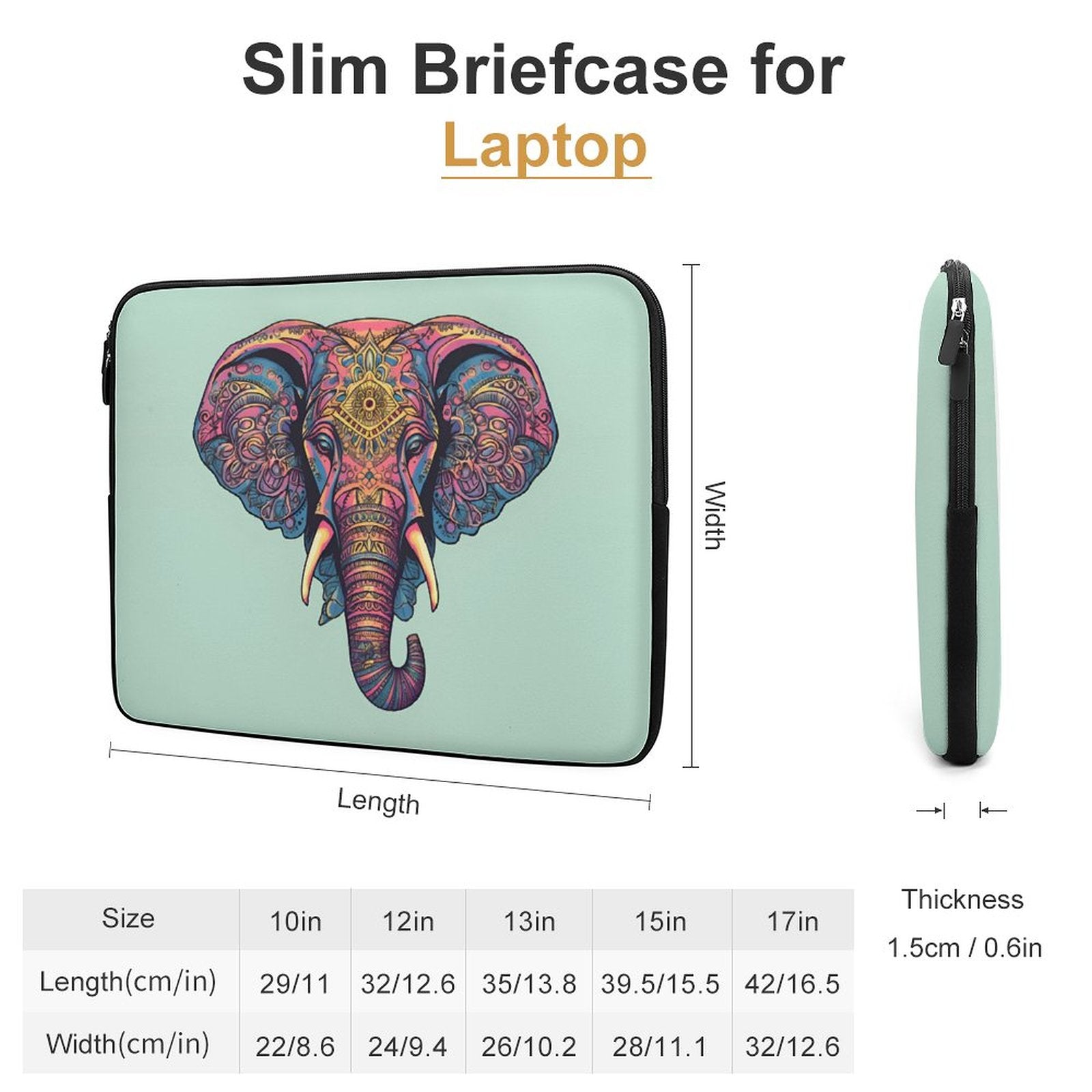 Elephant Laptop Sleeve