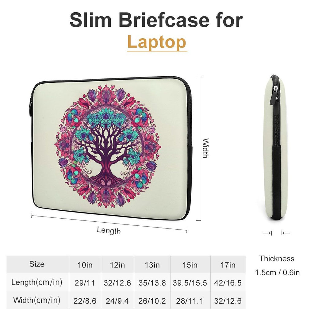 Funda para portátil con diseño de árbol