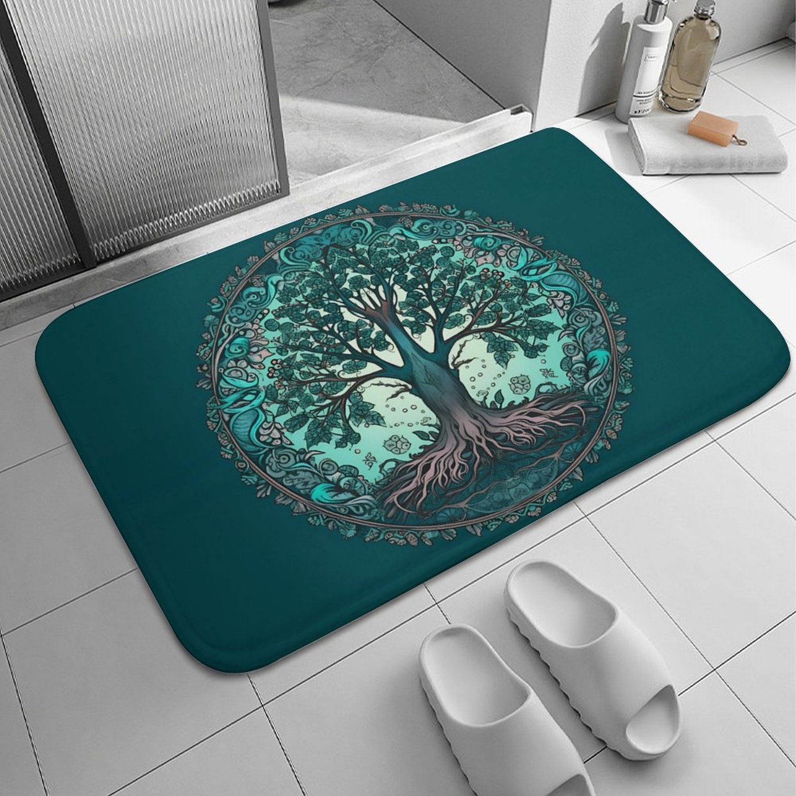 Tree Coral Velvet Rug