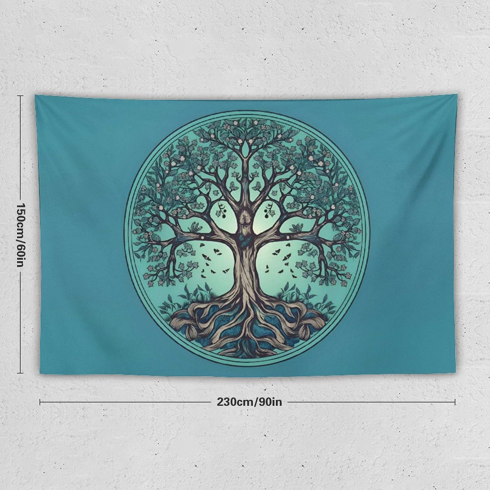 Tapiz de pared de árbol