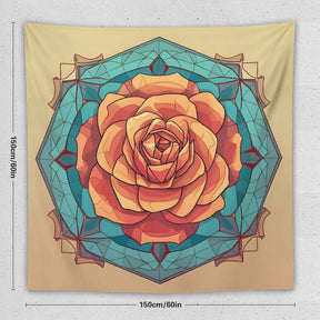 Rose Wall Tapestry