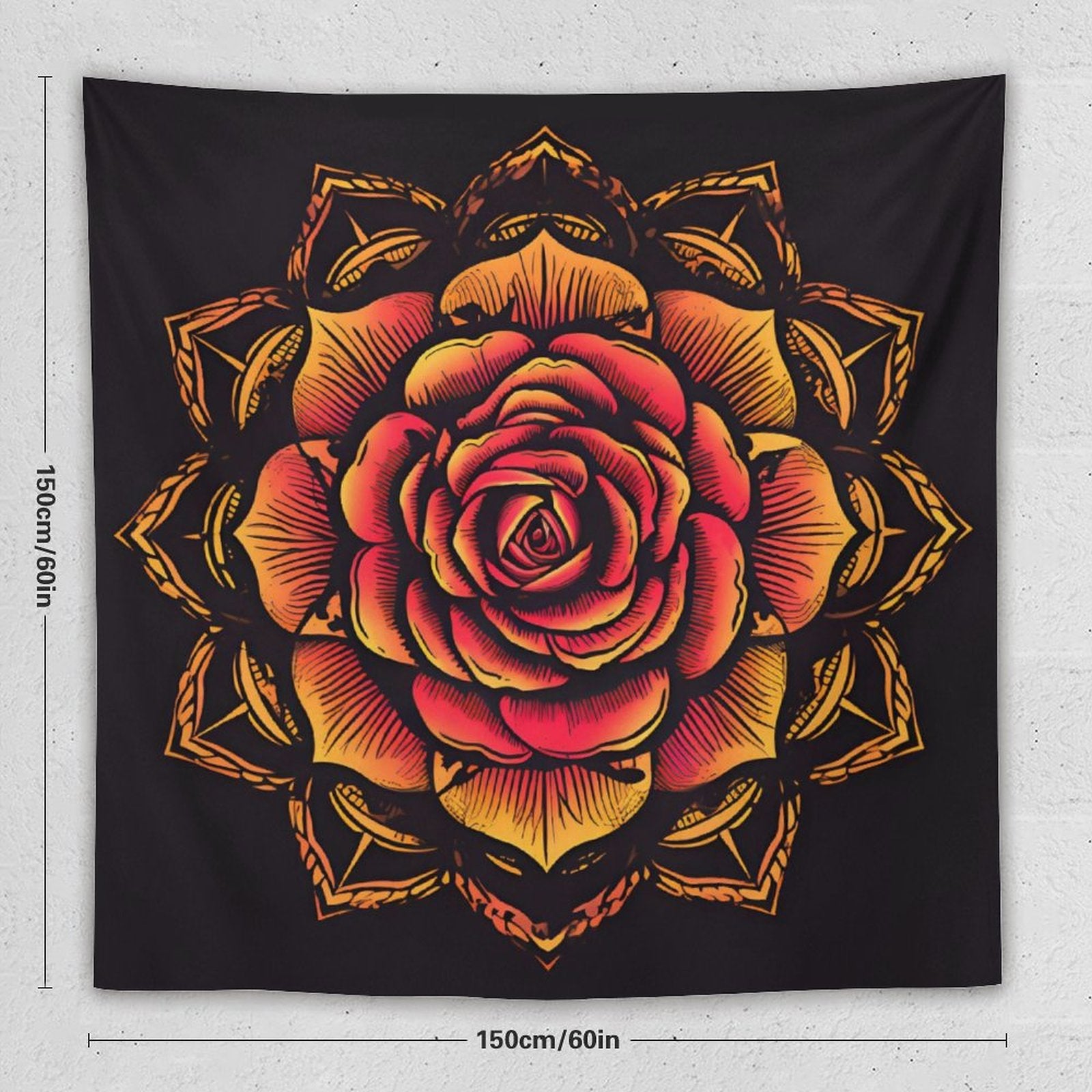 Rose Wall Tapestry