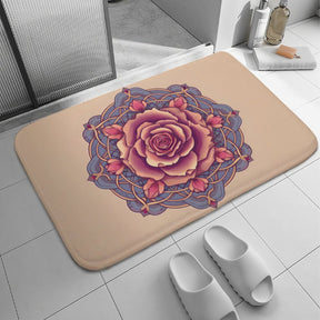 Rose Coral Velvet Rug