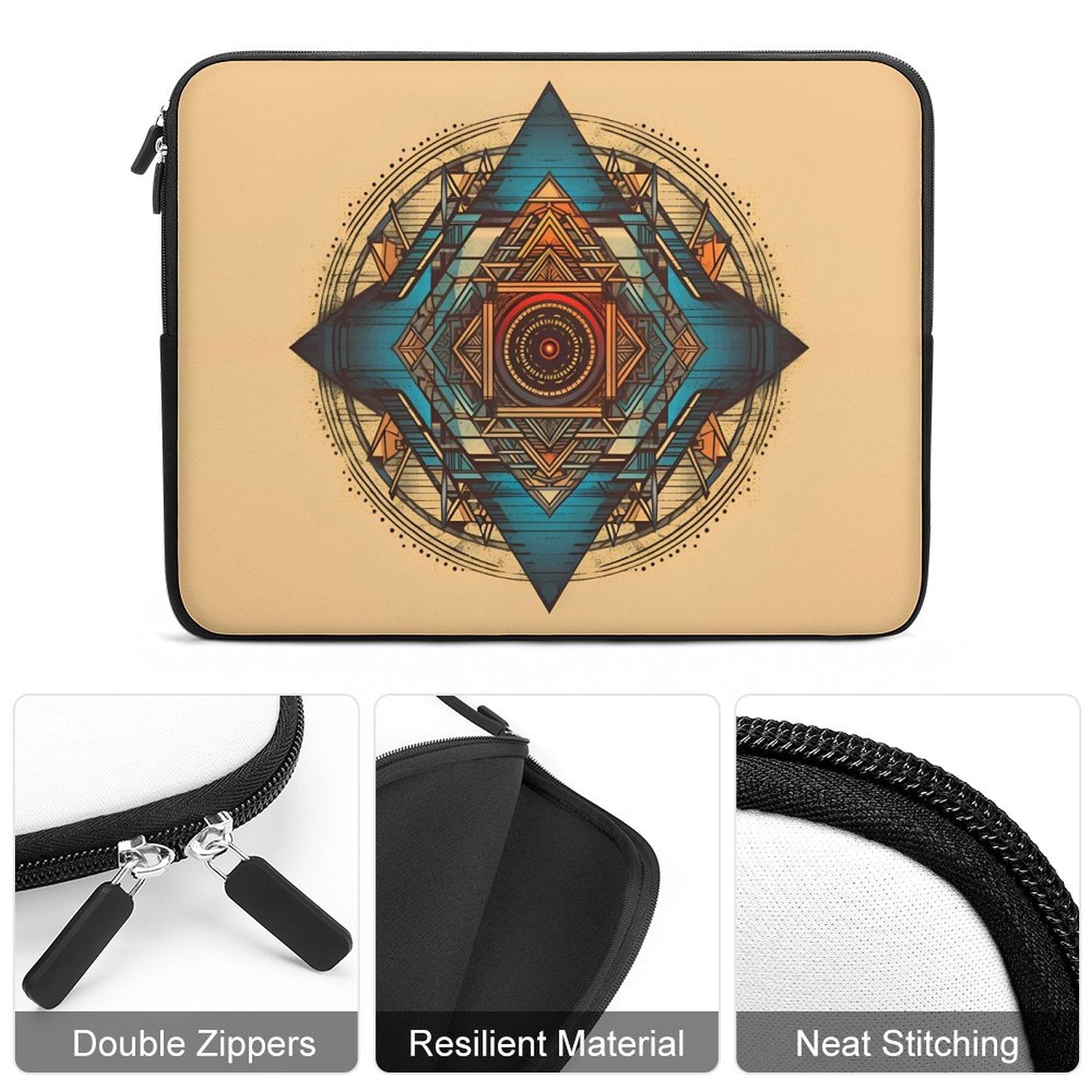 Geometric Laptop Sleeve