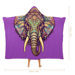 Elephant Hooded Blanket