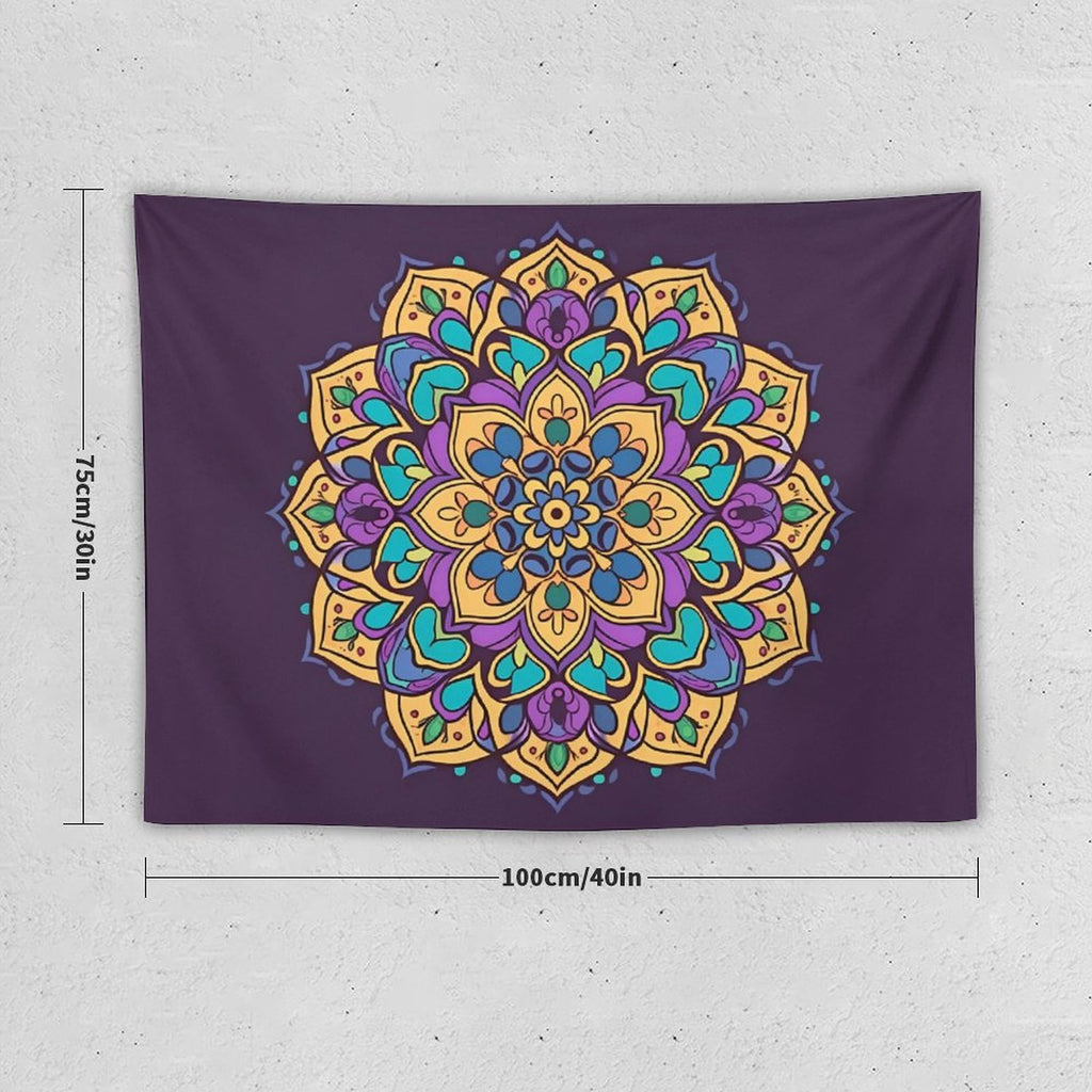 Tapiz de pared de flores