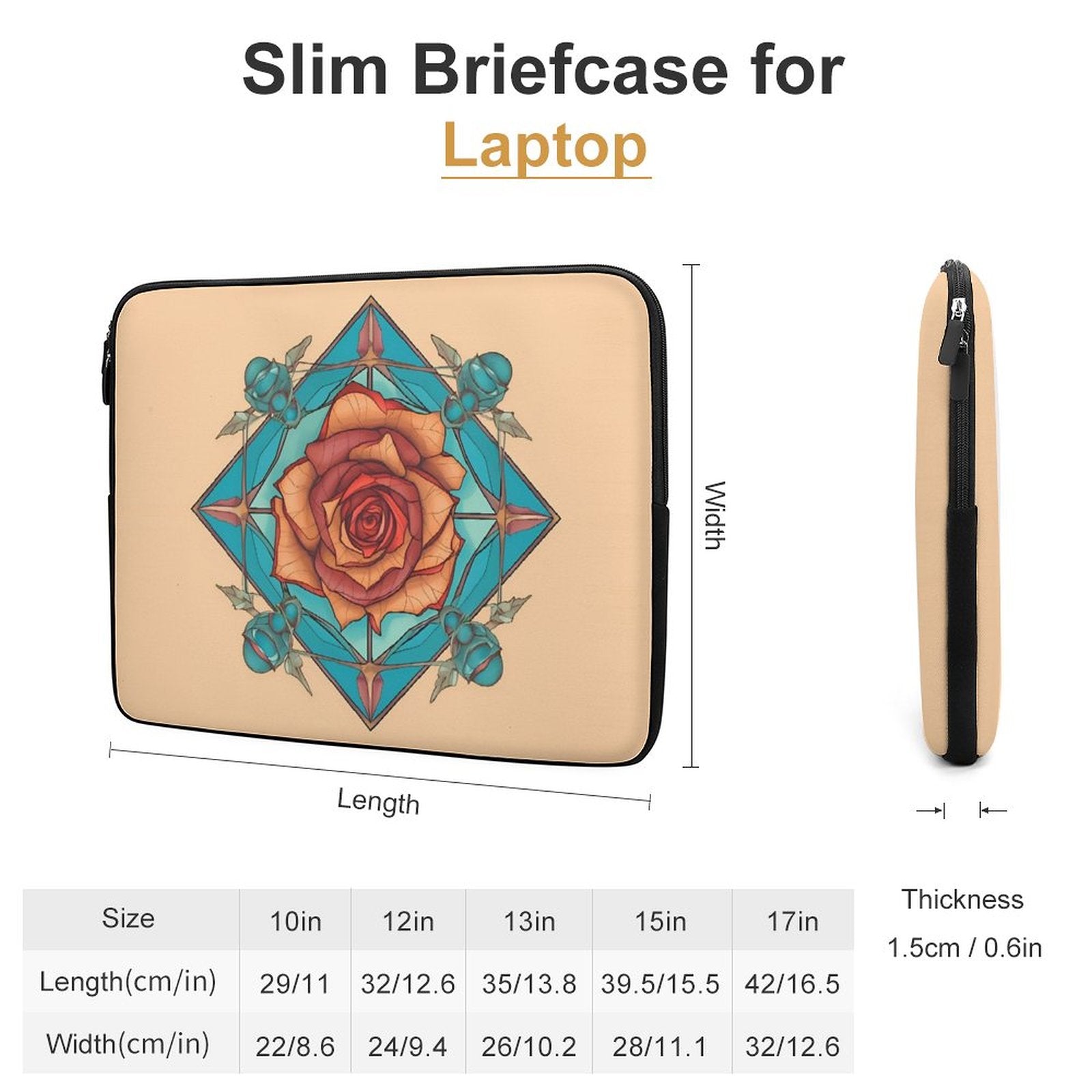 Rose Laptop Sleeve