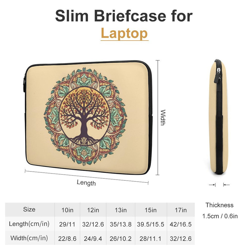 Funda para portátil con diseño de árbol