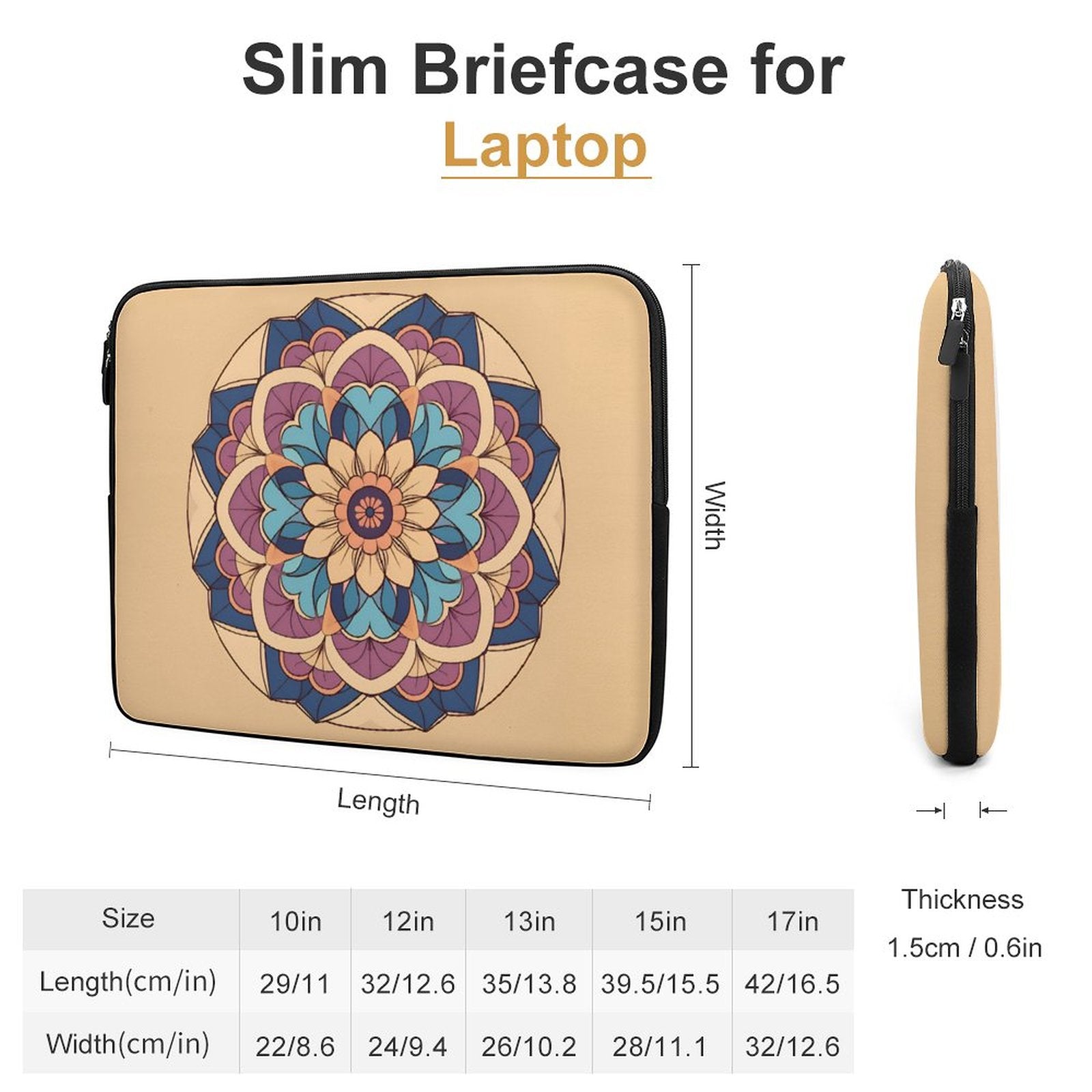 Lotus Laptop Sleeve