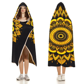 Sunflower Hooded Blanket