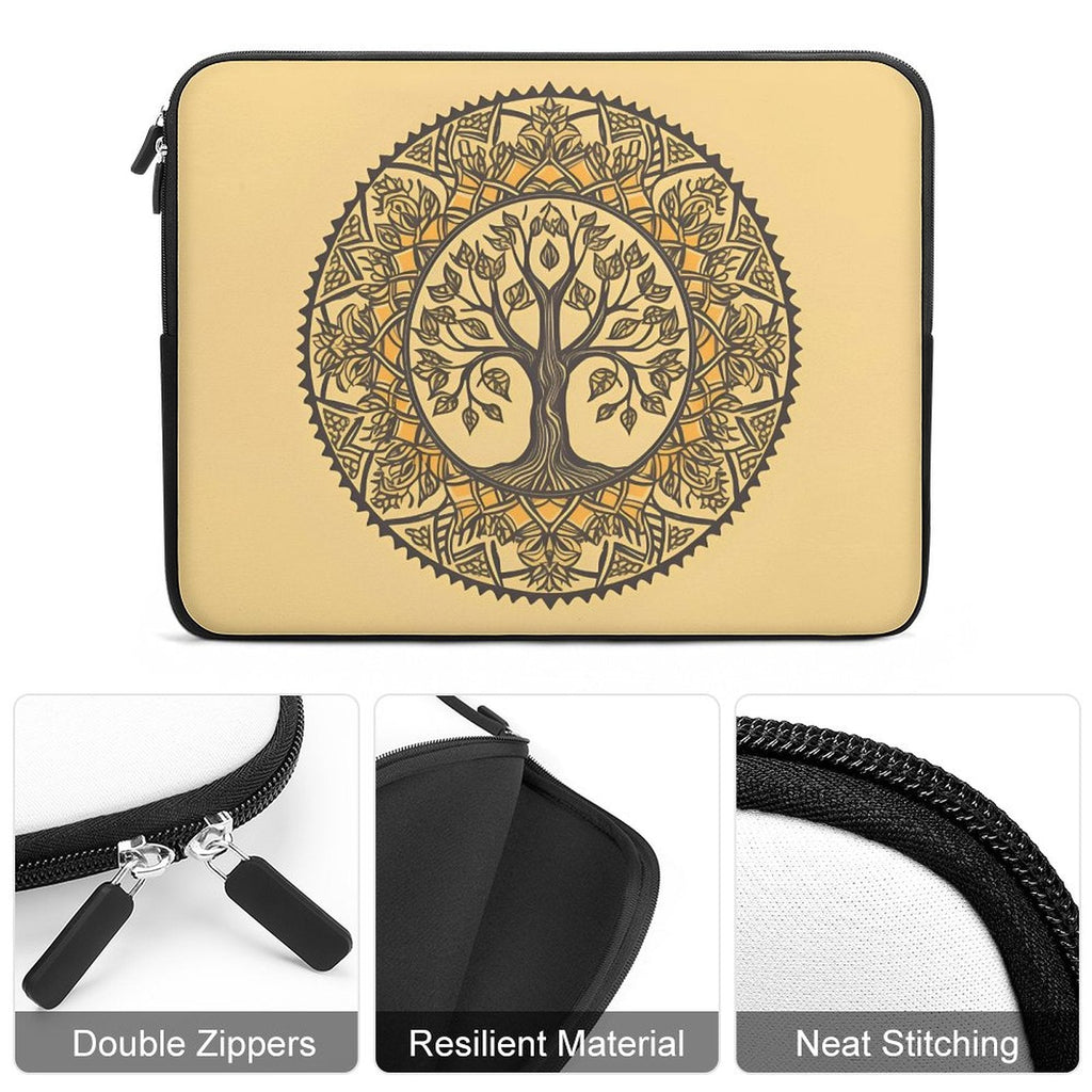 Funda para portátil con diseño de árbol
