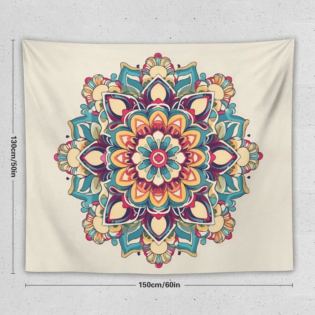 Tapiz de pared de flores
