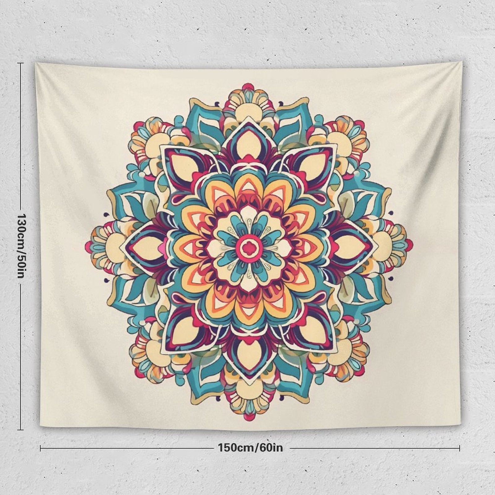 Tapiz de pared de flores