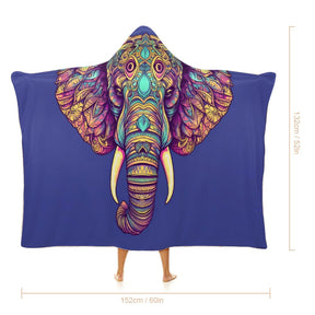 Elephant Hooded Blanket