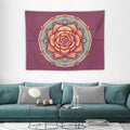 Tapiz de pared de rosas