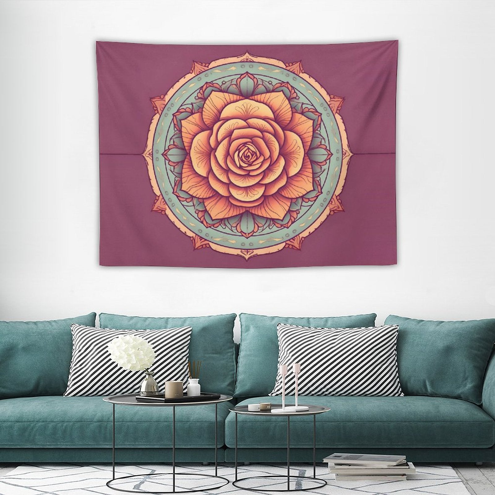 Rose Wall Tapestry