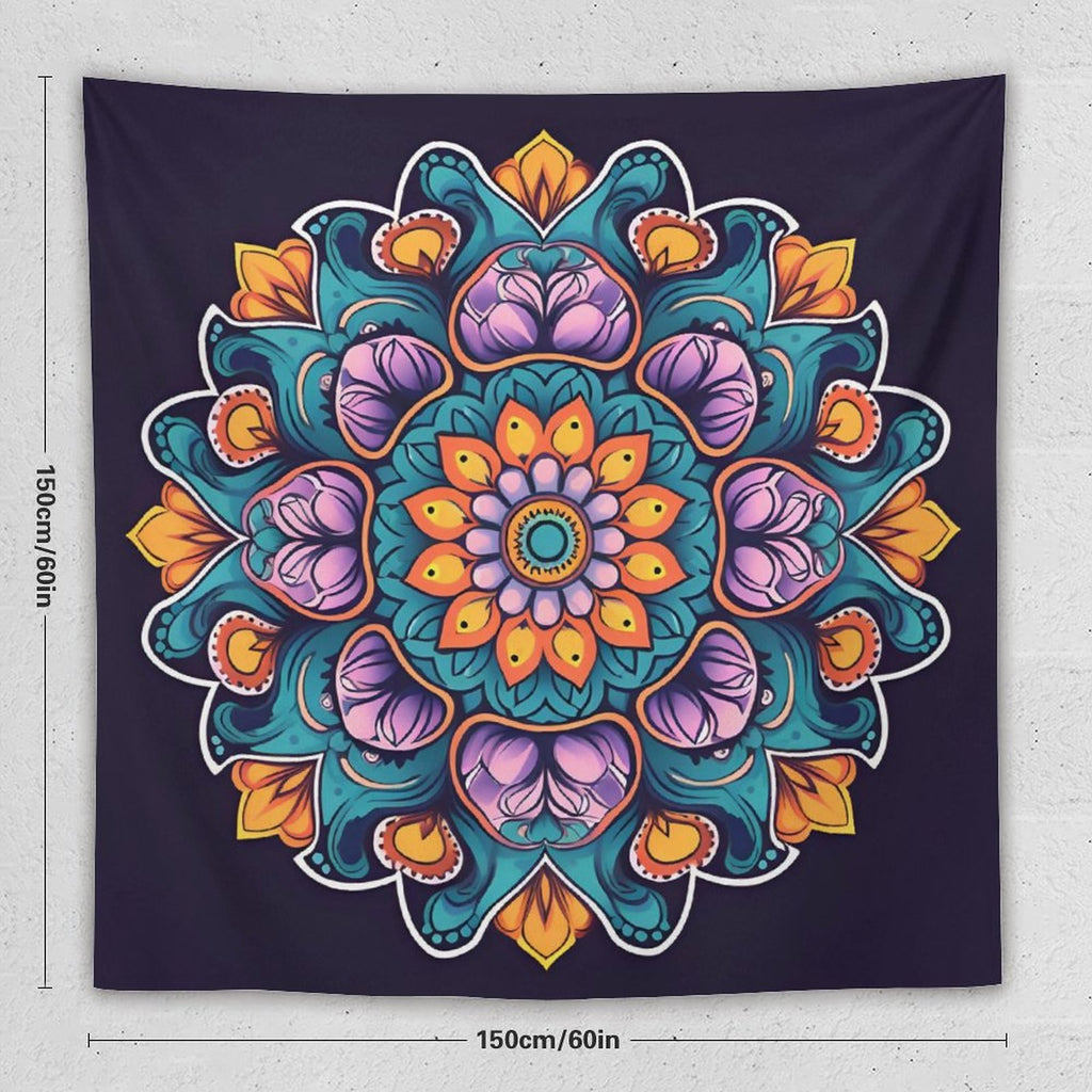 Tapiz de pared de flores
