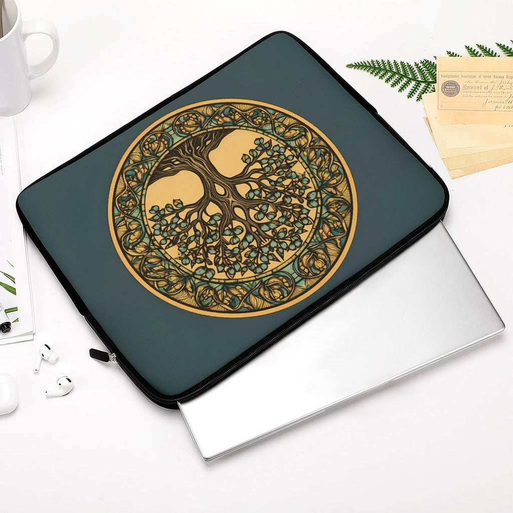 Funda para portátil con diseño de árbol