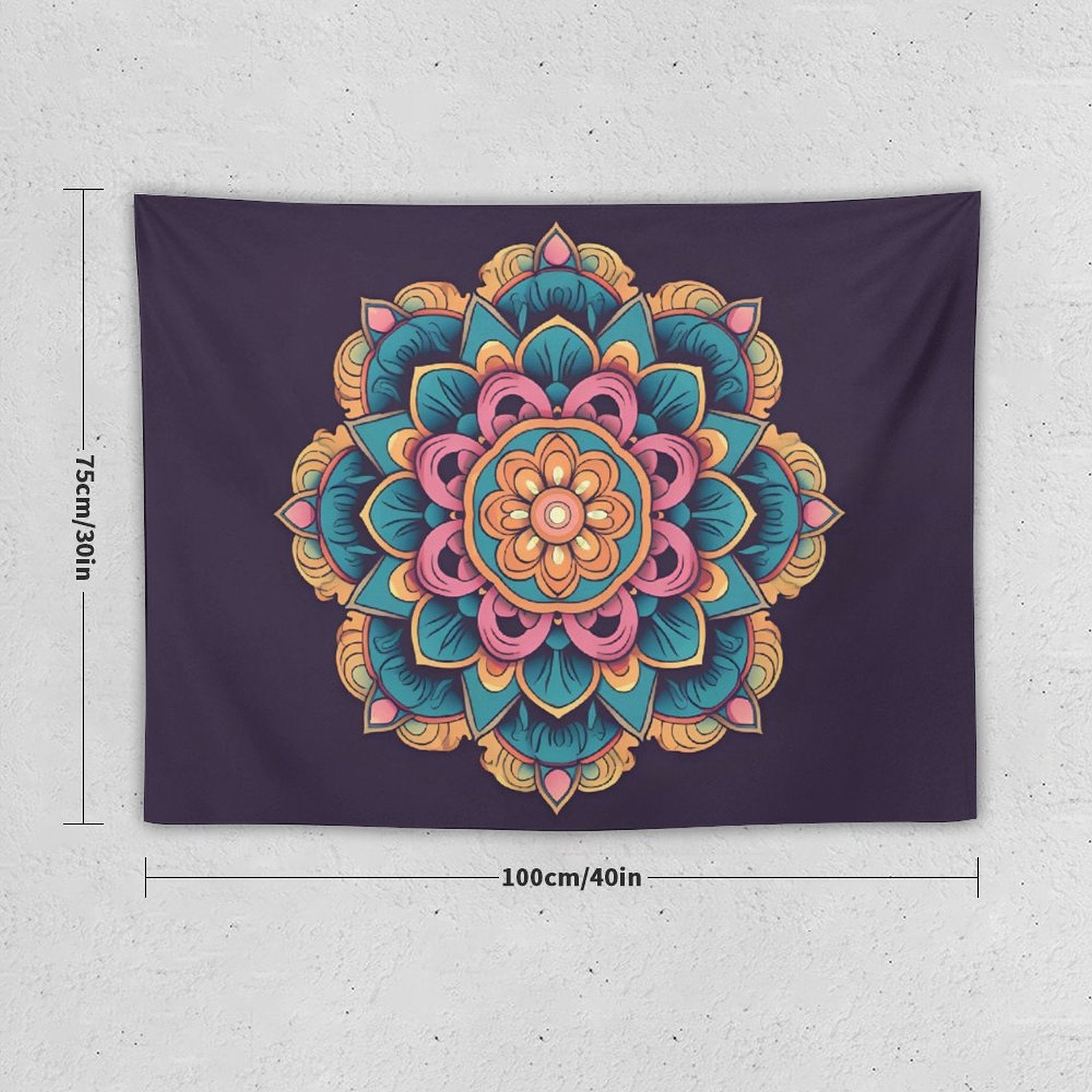 Tapiz de pared de flores