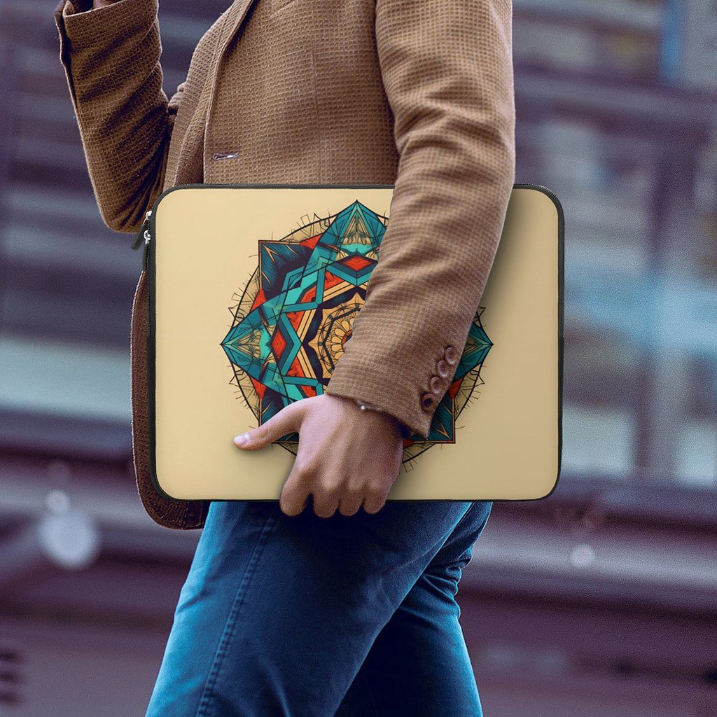 Funda geométrica para portátil