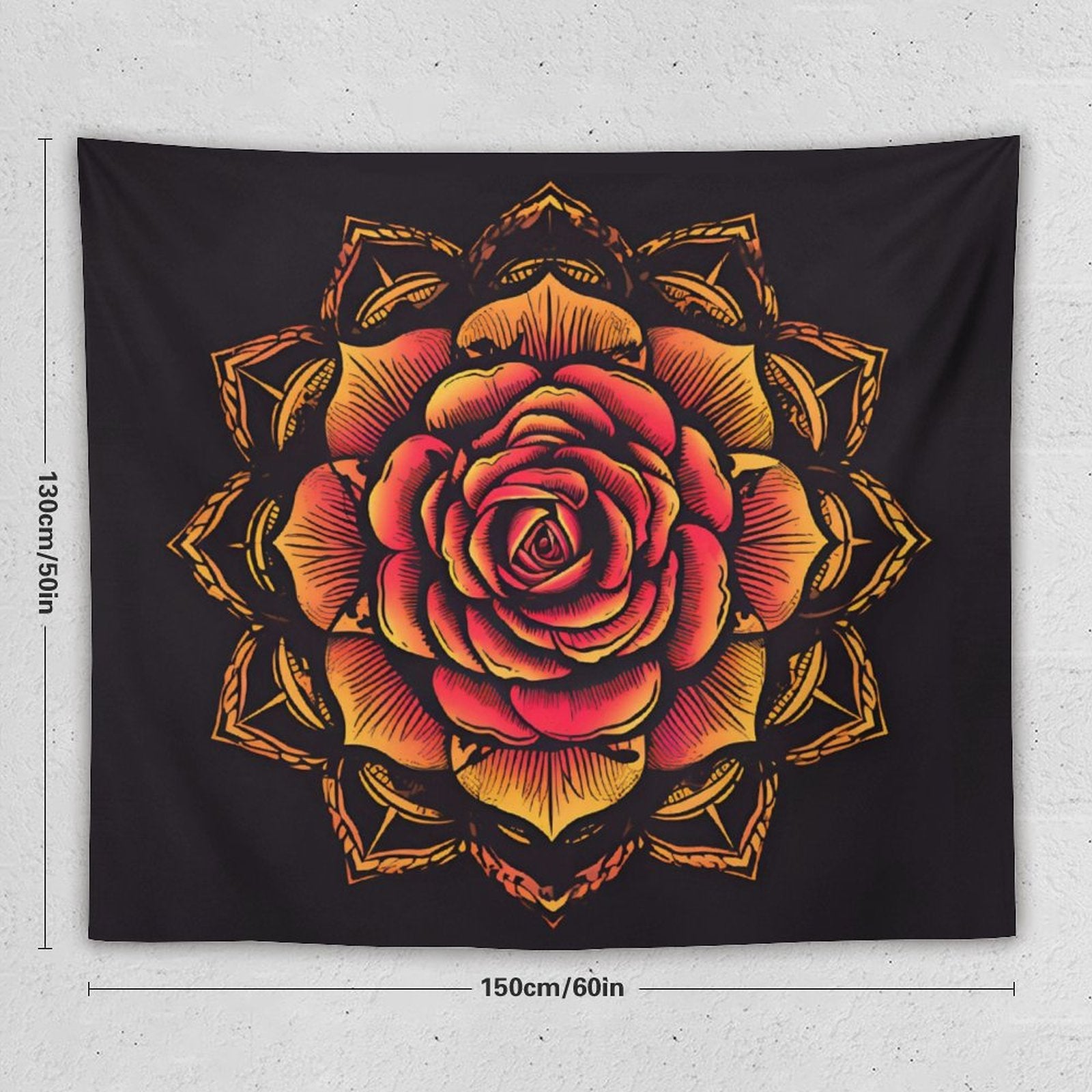 Rose Wall Tapestry