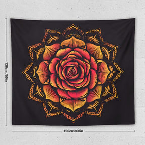 Rose Wall Tapestry