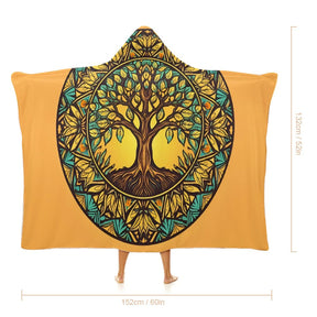 Tree Hooded Blanket