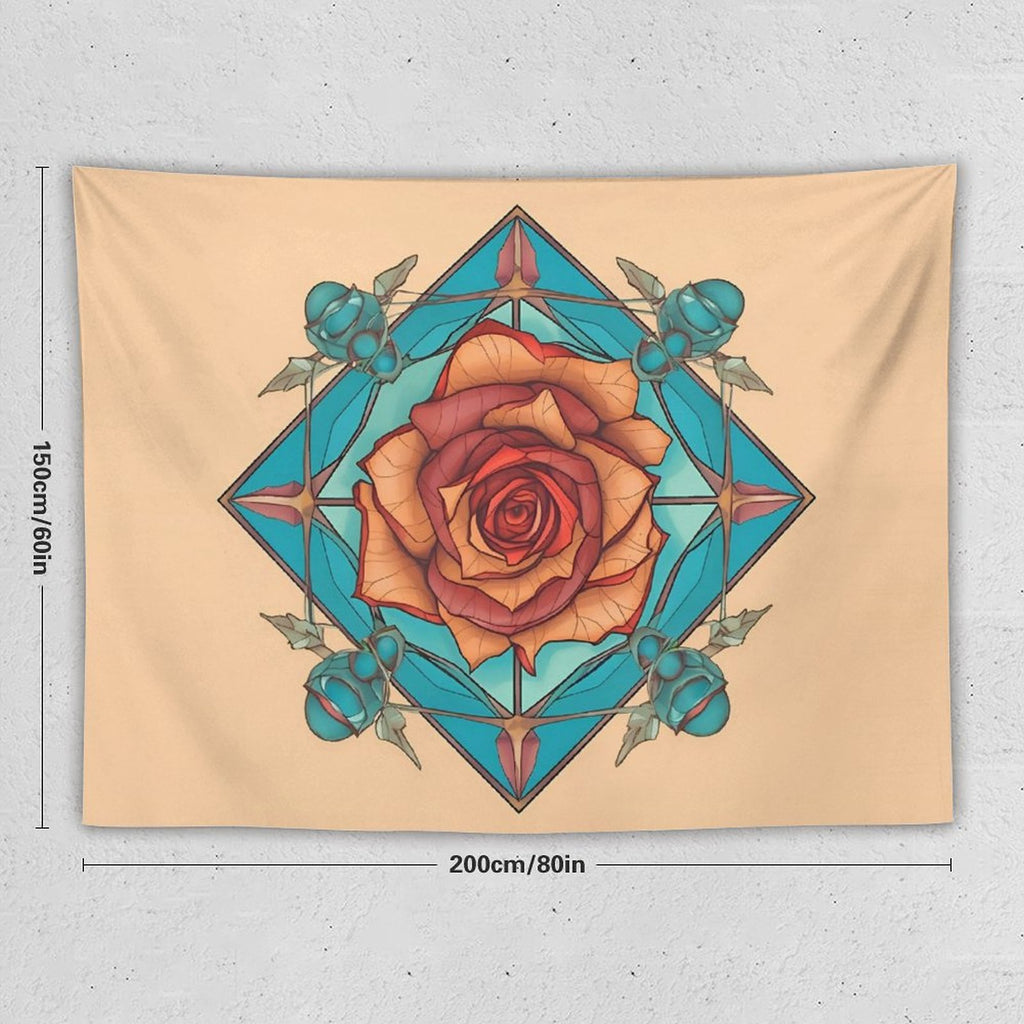 Rose Wall Tapestry