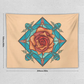 Rose Wall Tapestry