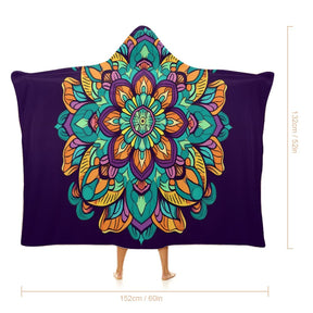 Flower Hooded Blanket