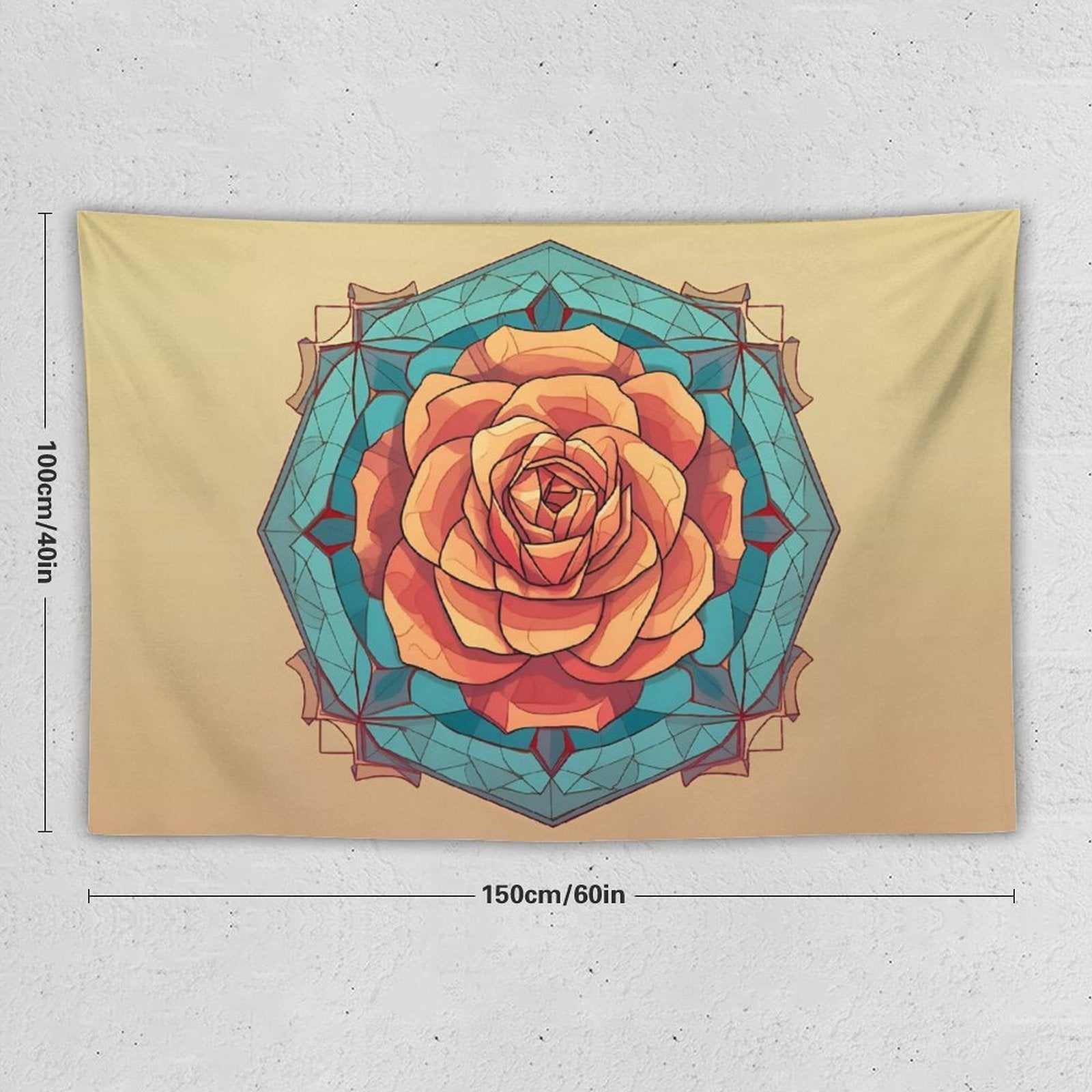 Rose Wall Tapestry