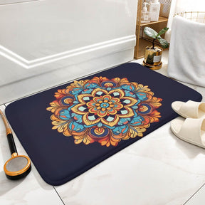 Flower Coral Velvet Rug