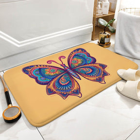 Butterfly Coral Velvet Rug