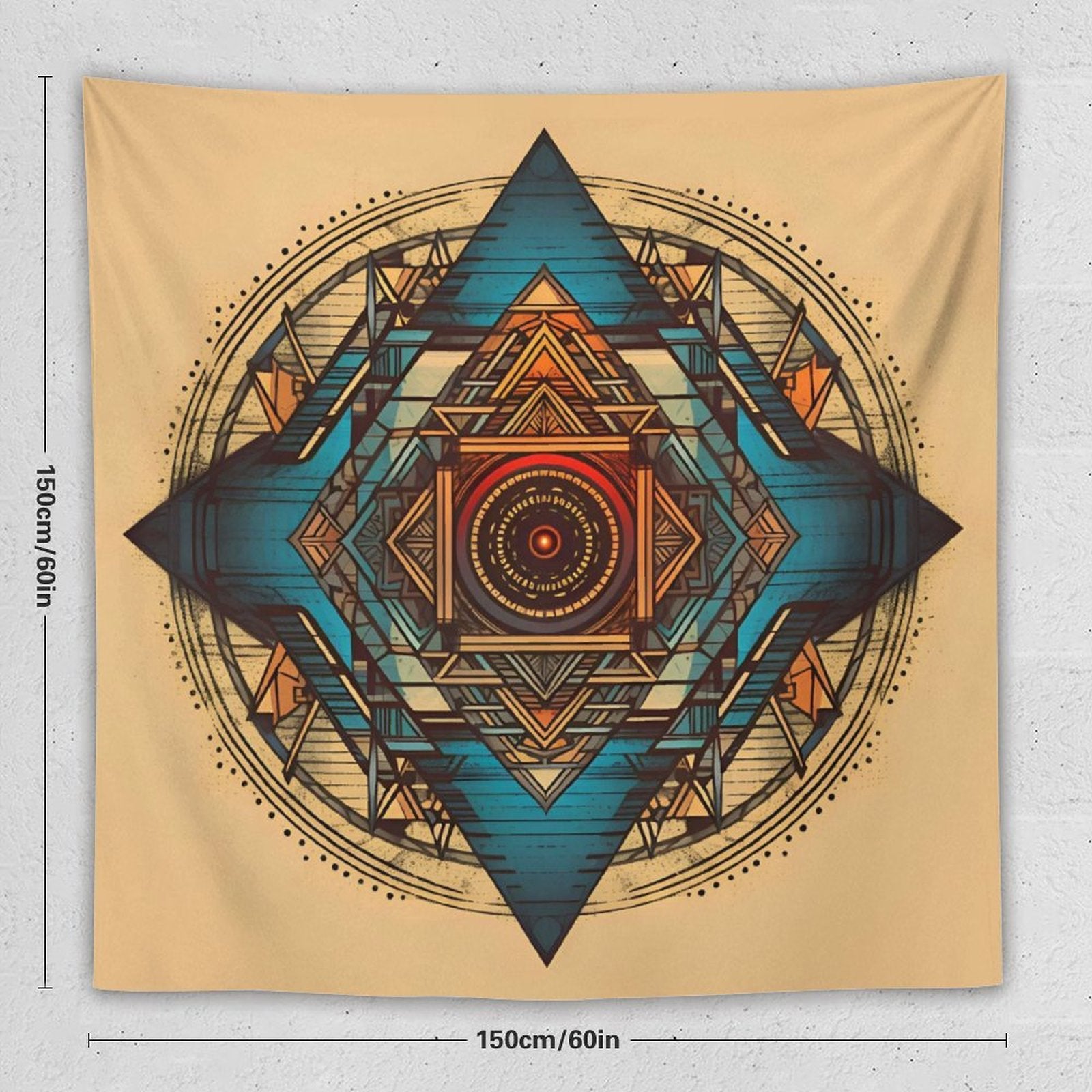 Geometric Wall Tapestry