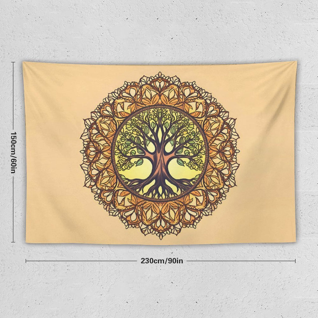 Tapiz de pared de árbol