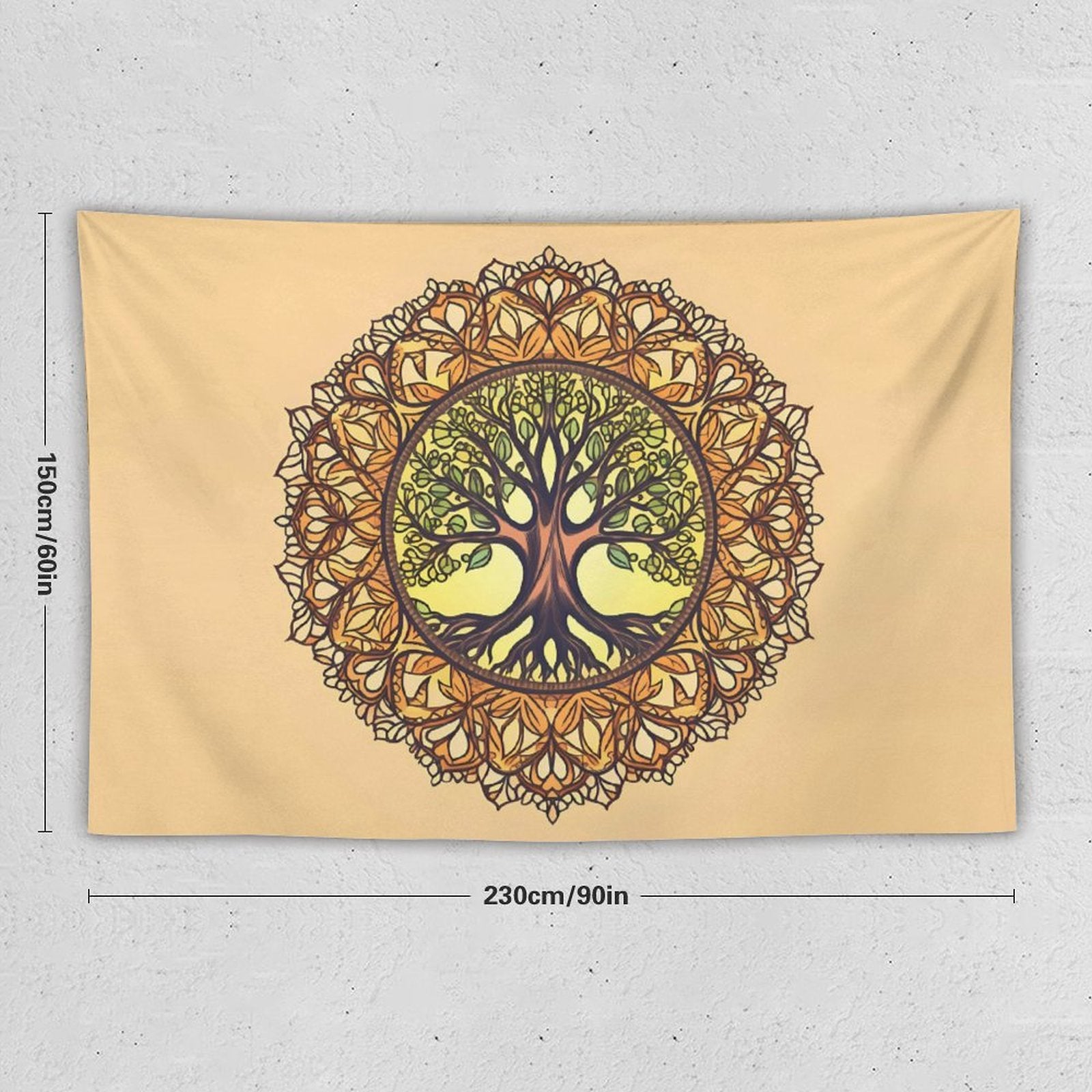 Tapiz de pared de árbol