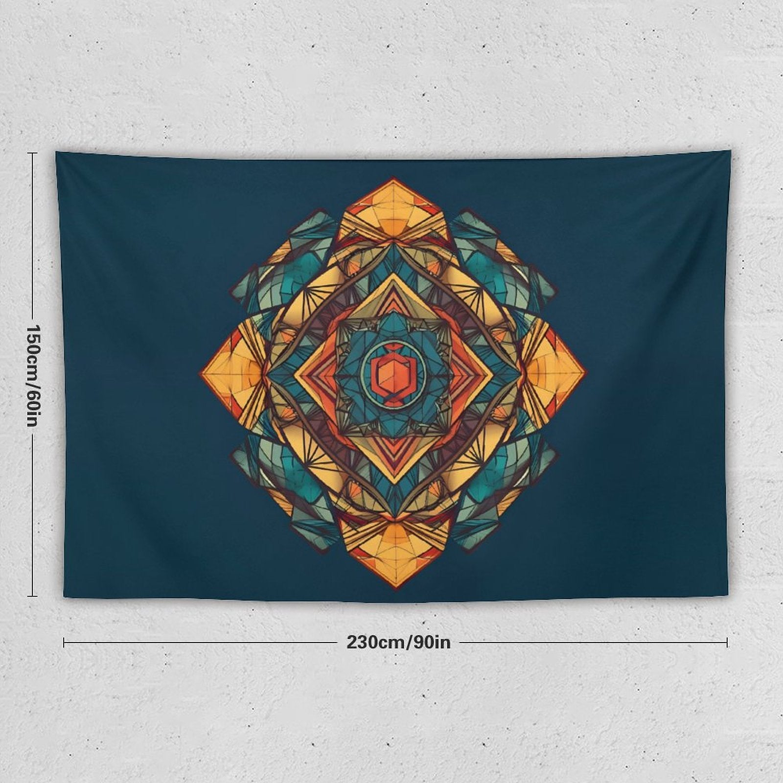 Geometric Wall Tapestry