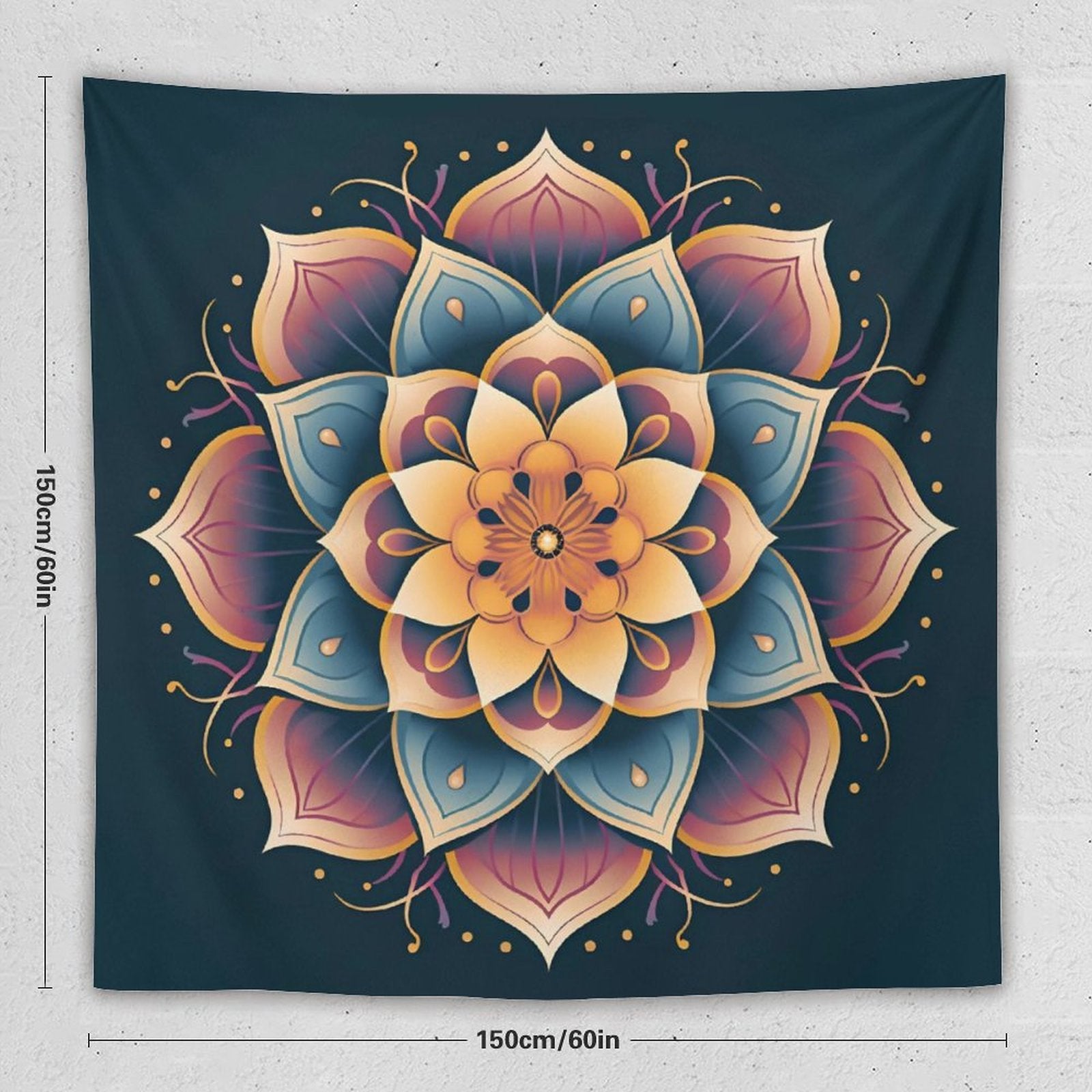 Lotus Wall Tapestry